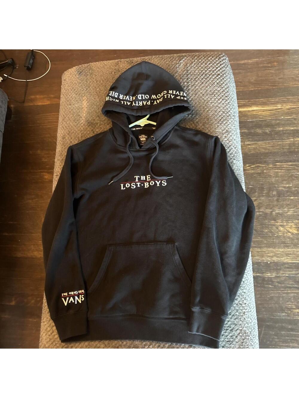 Vans Off The Wall The Lost Boys Limited Pullover Hoodie Mens Small Black - Picture 5 of 9